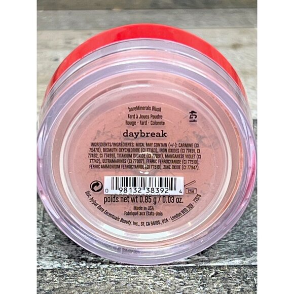 New bareMinerals Escentuals Daybreak Limited Edition Blush Blusher 0.85g New - Picture 2 of 4